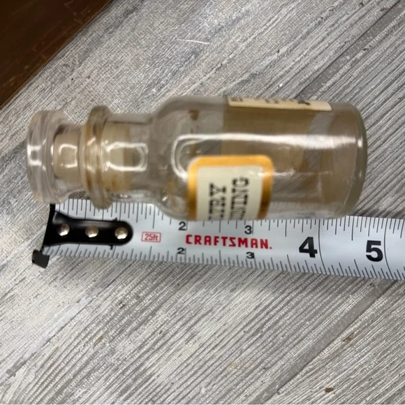 Vintage Wagner spice rack box w/ 32 glass spice jars apothecary rustic kitchen - Picture 10 of 16